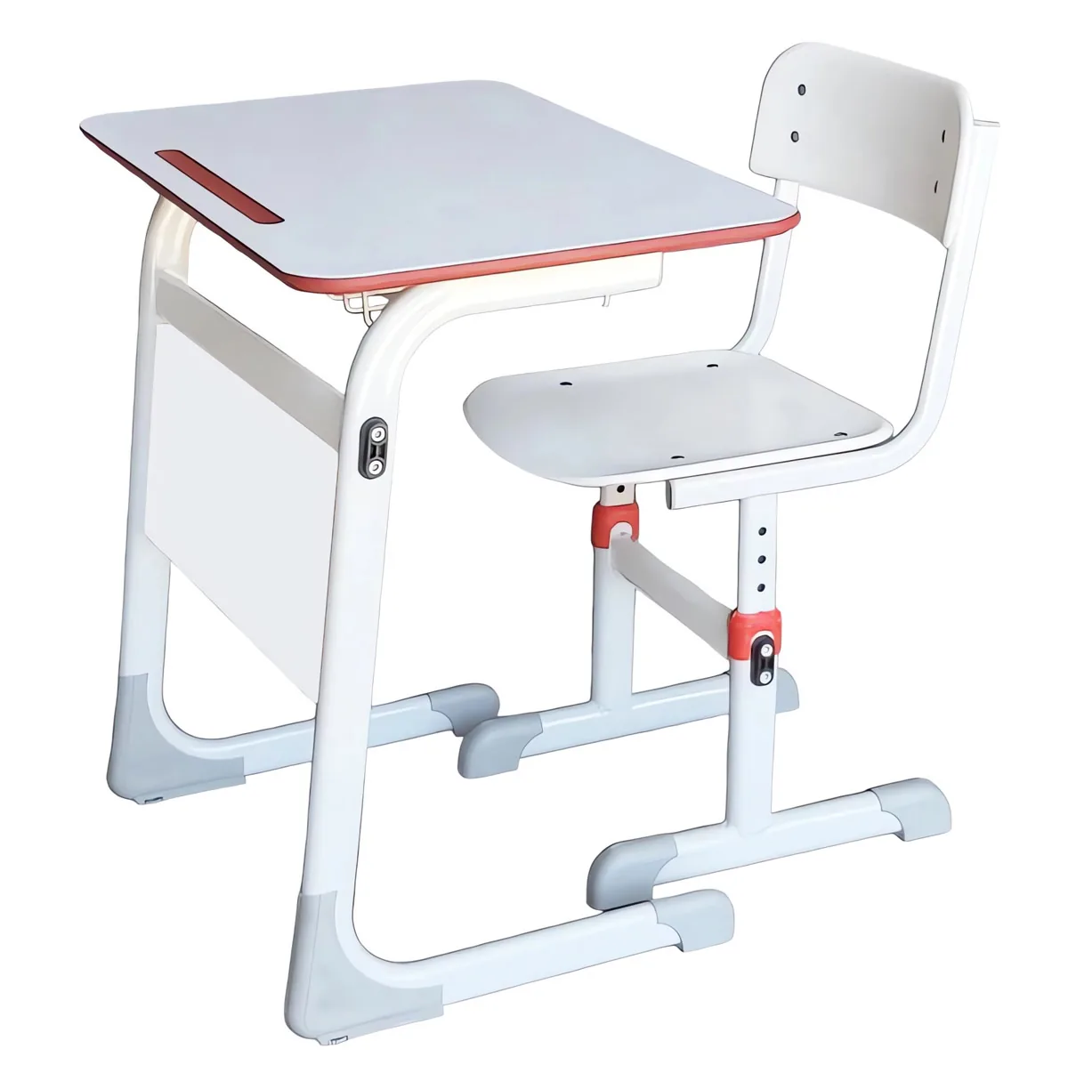 Bancă școlară Compact HPL, model FET3B – mobilier școlar