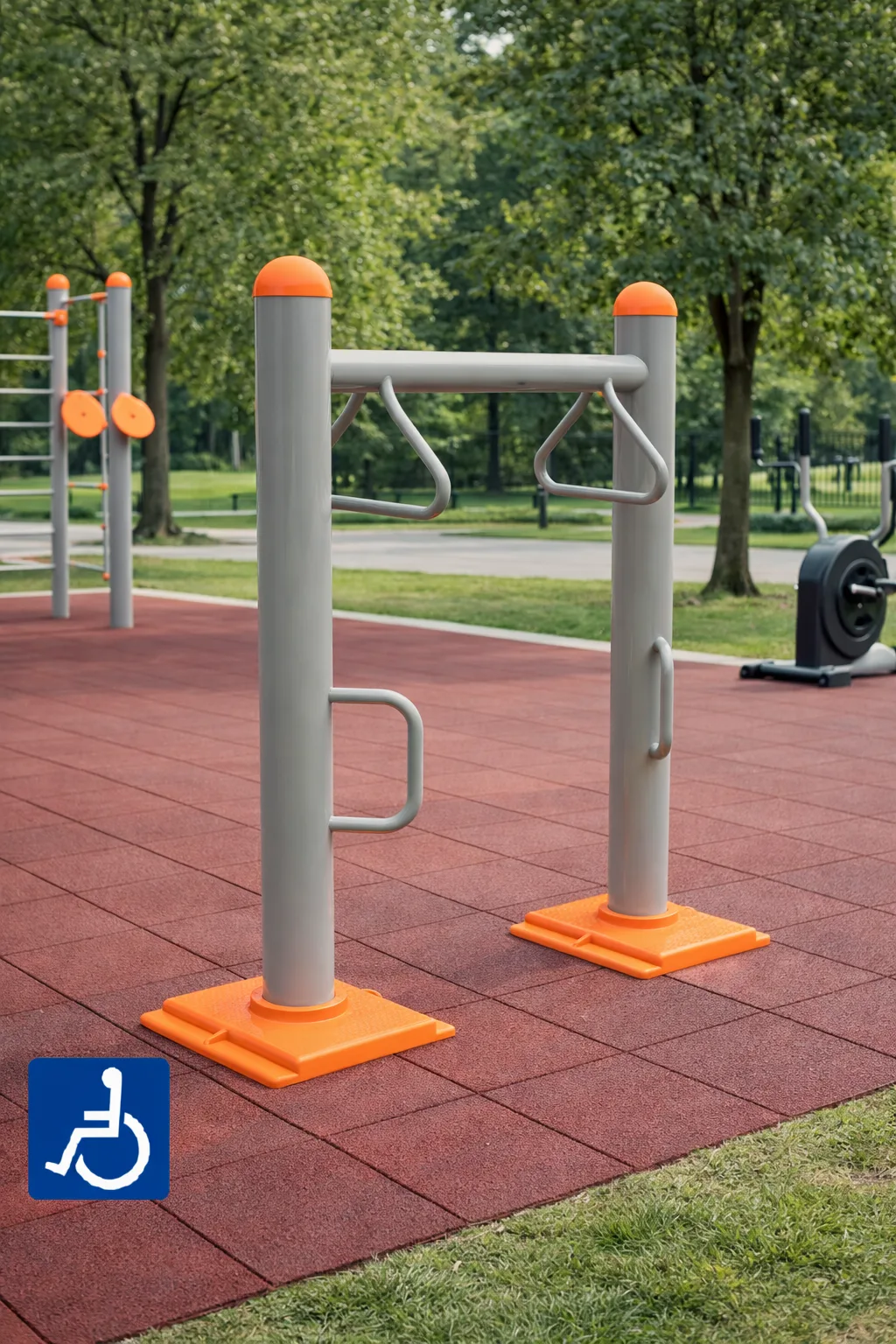 Aparat de fitness in aer liber „Bară orizontală cu manere ” PT 18