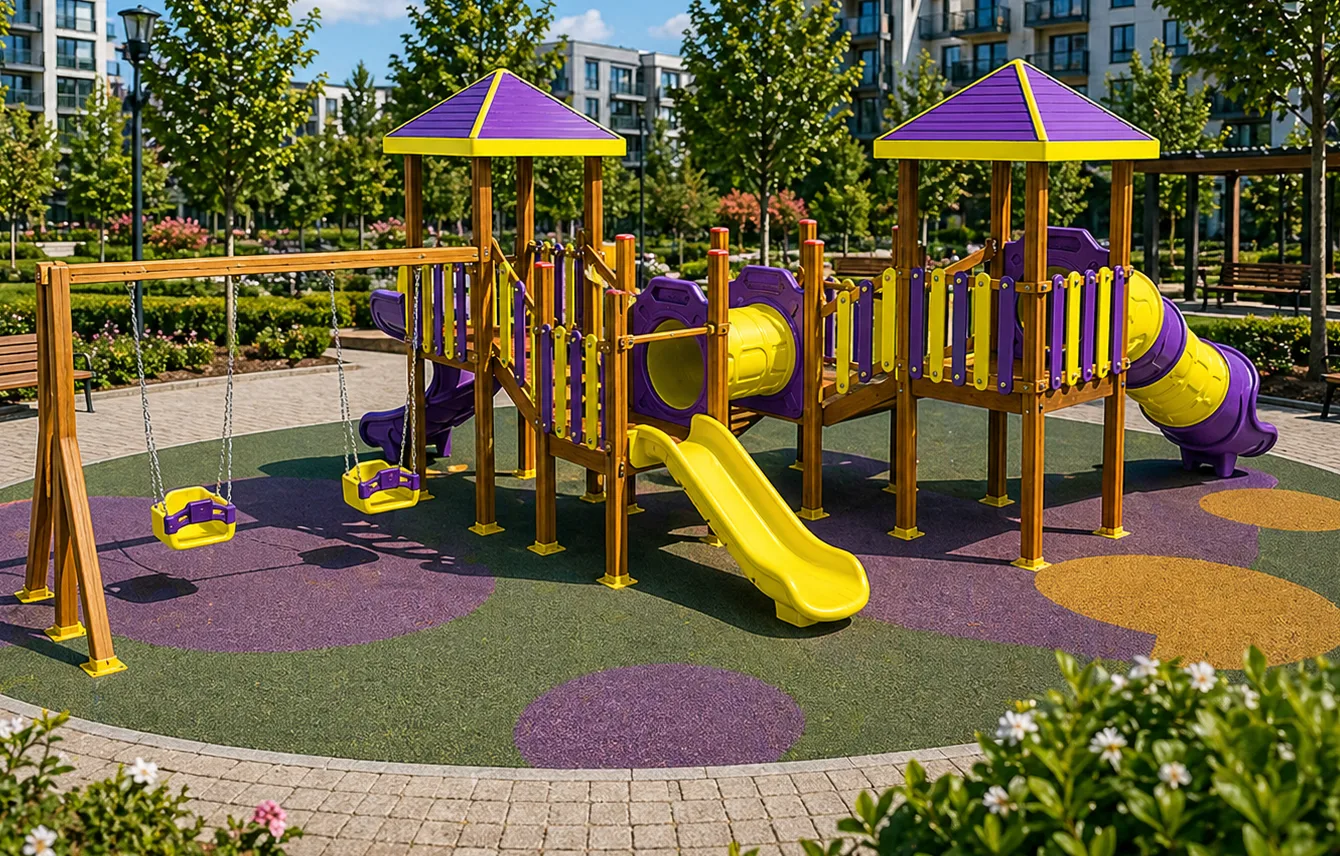 Teren de joacă lemn 2021