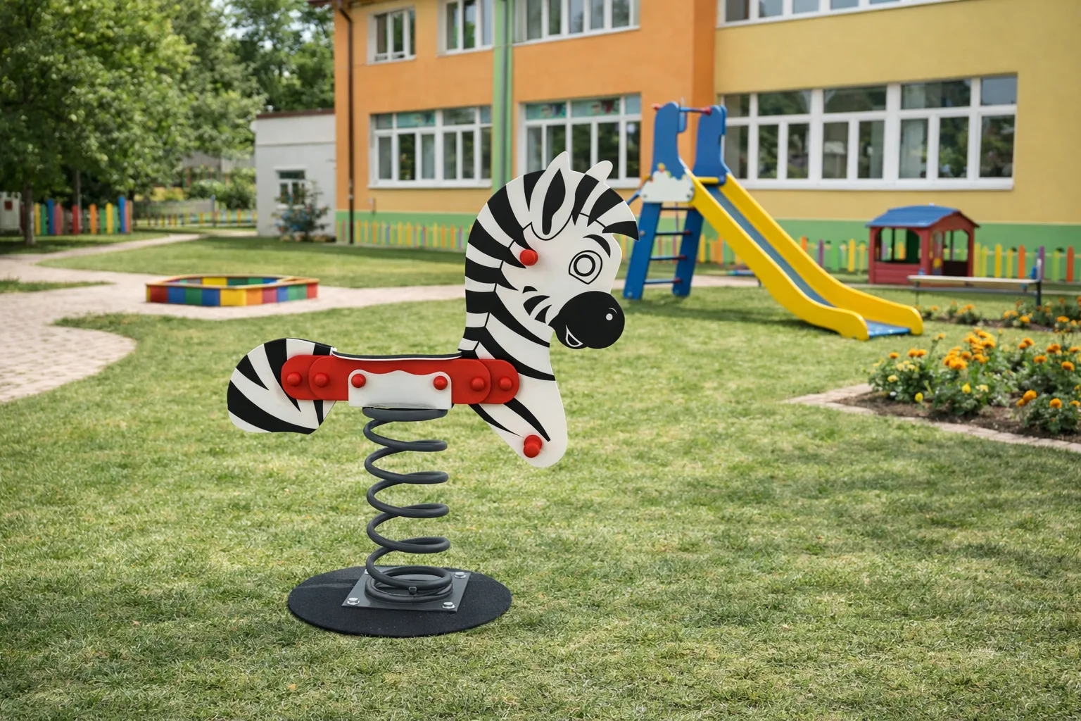 Figurina pe arc in formă de Zebră