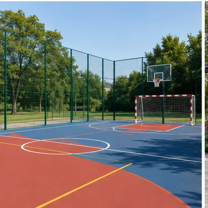 Teren public multisport amenajat