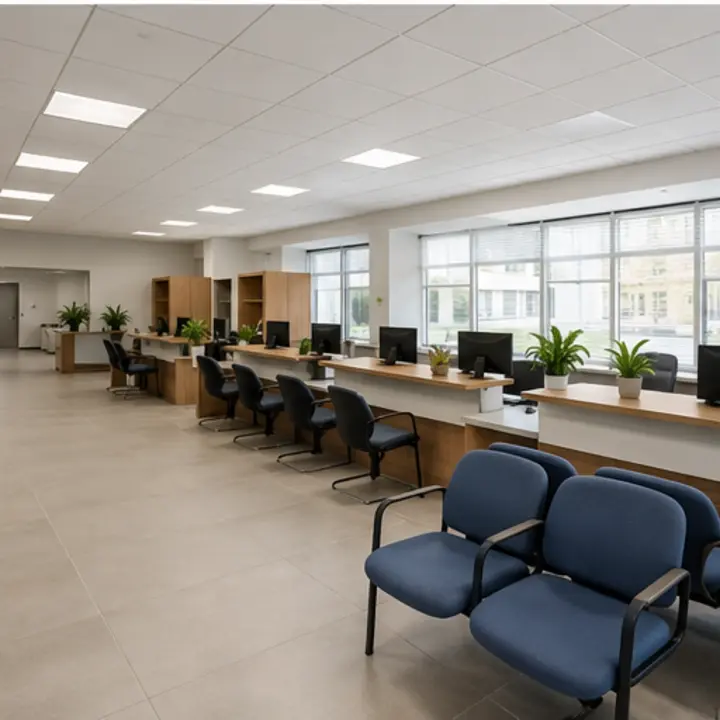 Interior modern pentru o instituție municipală